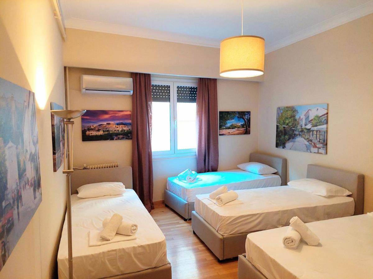 Grand Apartment In Parliament Square Athènes Extérieur photo